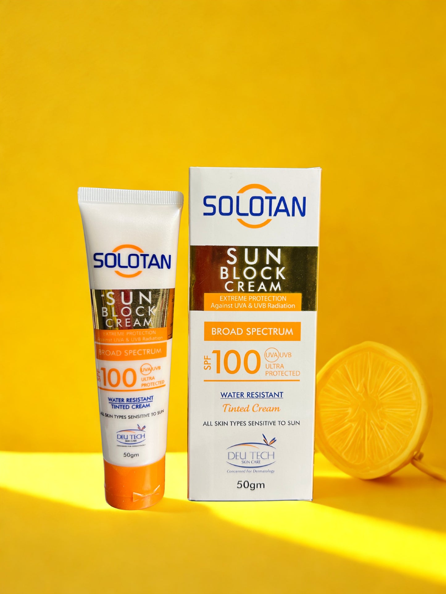 Solotan Tinted Sunblock Spf 100
